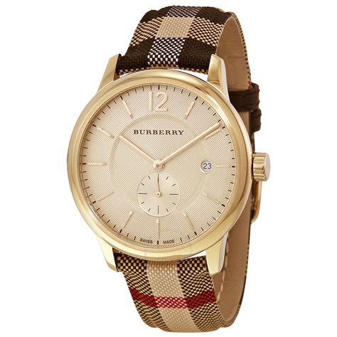 burberry check fabric watch|burberry watch clearance women.